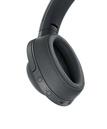 Sony - H900N Hi-Res Noise Cancelling Wireless Headphone Grayish Black (WHH900N/B)