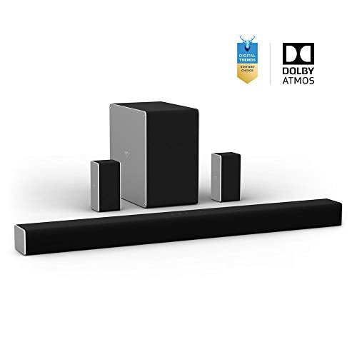 VIZIO SB36514-G6 36" 5.1.4 Premium Home Theater Sound System with Dolby Atmos and Wireless Subwoofer, Black