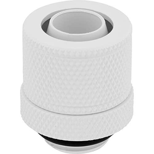 Corsair Hydro X Series XF Compression 10/13mm (3/8” / 1/2”) ID/OD Fitting Four Pack — White