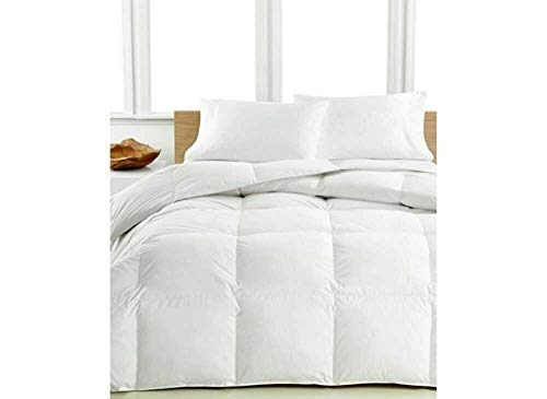 Calvin Klein Medium Warmth Down Full/Queen Comforter, Premium White Down Fill, 100% Cotton Cover, True Baffle Box Construction Bedding