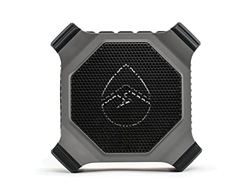 ECOXGEAR EcoEdge Plus Rugged Waterproof Floating Portable Bluetooth Wireless 20 Watt Smart Speaker with Bottle Opener and LED Party Lights