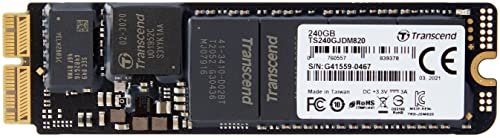 Transcend 240GB JetDrive 820 PCIe Gen3 x2 Solid State Drive