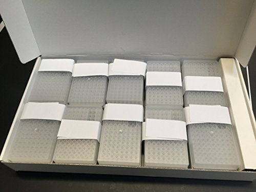 Axygen OT-100-R-S Robotic Pipet Tips For Oasis Automated Liquid Handling System, 100 microliter, Clear PP, Racked, Sterile (1 Case: 96 Tubes/Rack; 10 Racks/Unit; 5 Units/Case)