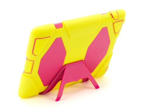 Griffin Citron/Pink Survivor All-Terrain Case + Stand for iPad 2, 3, and 4th Gen - Military-Duty case with Stand