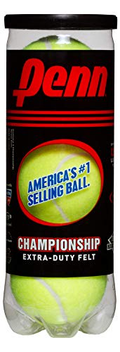 Penn Championship Tennis Balls - Extra Duty Felt Pressurized Tennis Balls - (2 Cans, 6 Balls)