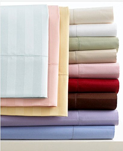 CHARTER CLUB - Damask Stripe 500 Thread Count Natural King Pillowsham