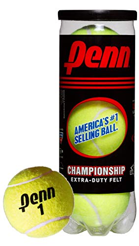 Penn Championship Tennis Balls - Extra Duty Felt Pressurized Tennis Balls