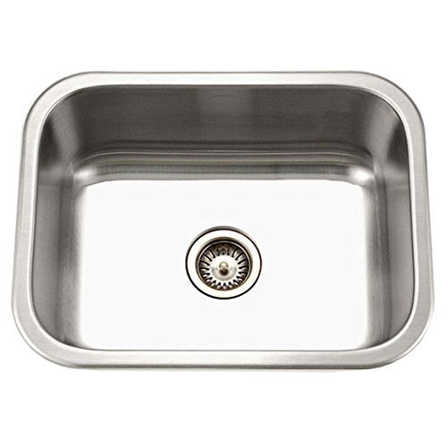 Houzer MS-2309-1 Medallion Classic Series Undermount Stainless Steel Single Bowl Kitchen Sink by HOUZER