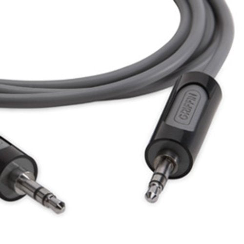 Griffin 6' FT Aux (GC17062) Auxiliary Audio 3.5mm Cord Cable for iPhone & iPod [Bulk Packaging]