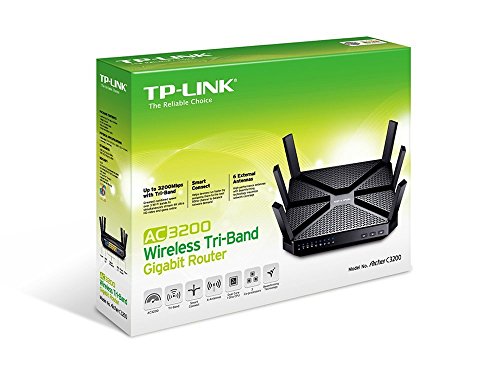 TP-Link AC3200 Wireless Wi-Fi Tri-Band Gigabit Router (Archer C3200)