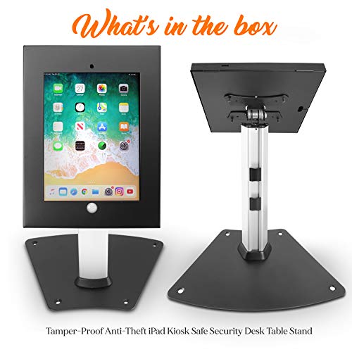 Pyle Universal Tamper-Proof Design Anti-Theft Floor Stand Kiosk/Holder/Display Case for iPad 2/3/4