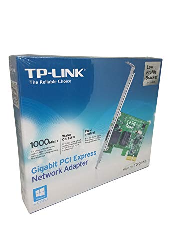 TP-LINK WiFi Range Extender 10/100/1000Mbps Gigabit PCI Express Network Ethernet Card Adapter. Model # TG-3468 Version 2.0