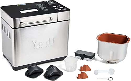 Yedi Total Package 19-in-1 Bread Maker, with Deluxe Accessory Kit