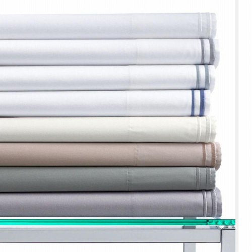 Hotel Collection 500T Embroidered Standard Pillowcases White