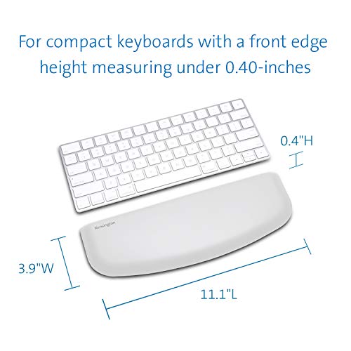 Kensington ErgoSoft Wrist Rest for Slim, Compact Keyboard-Gray