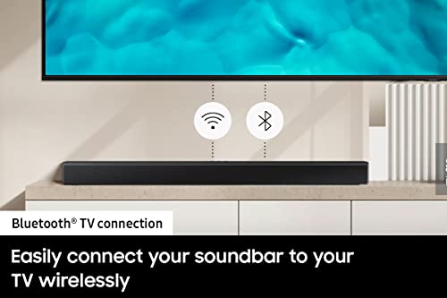 SAMSUNG Soundbar w/Dolby Audio, Subwoofer Included, Bass Boosted, Wireless Bluetooth TV Connection, Adaptive Sound Lite, Game Mode