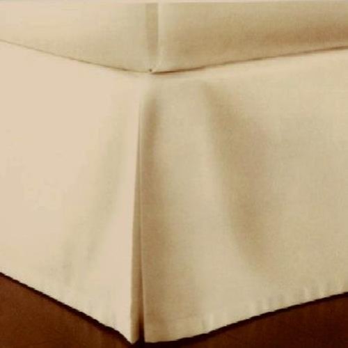 Charter Club - Damask Solid 500T Natural Full Bedskirt