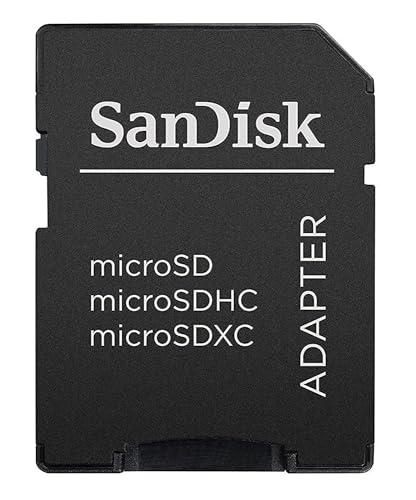 SanDisk MicroSD to SD Memory Card Adapter , Black