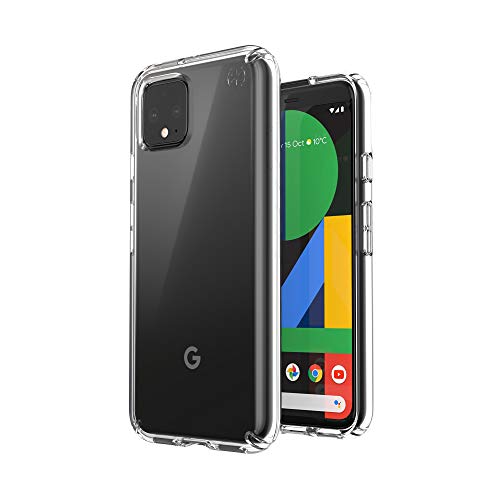 Speck Presidio Stay Clear Google Pixel 4 Case, Clear, 132084-5085