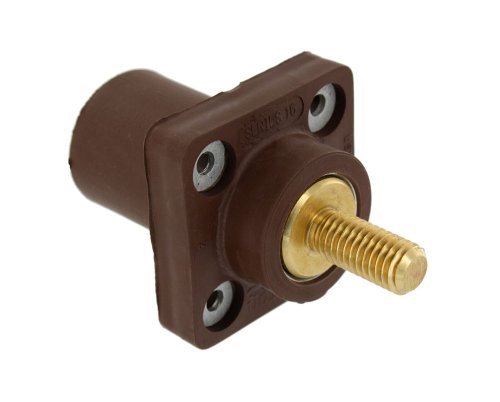 Leviton 600-Volts, Single Pole, Cam-Type, Female, Panel Receptacle, Continuous, Cable Range