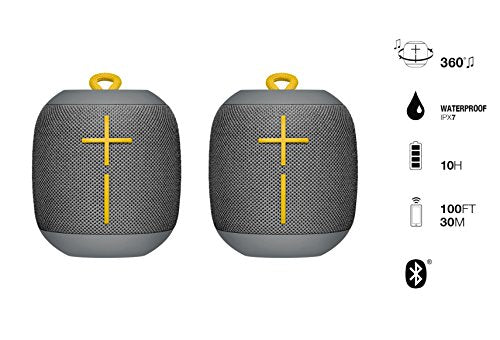 Ultimate Ears Wonderboom Waterproof Durable Portable Speaker Set - Stone