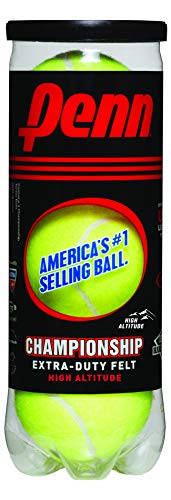 Penn Championship High Altitude Tennis Balls - Extra Duty Felt Pressurized Tennis Balls