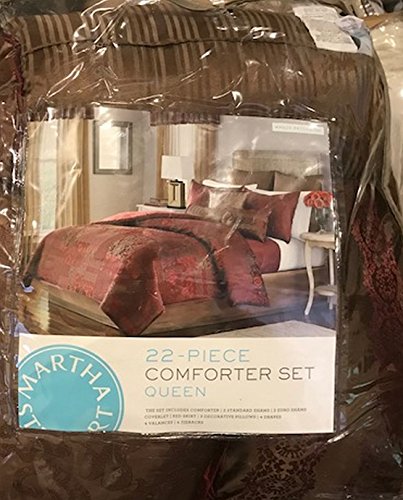 Martha Stewart Collection Manor Patchwork 22-pc. Queen Comforter Set Bedding