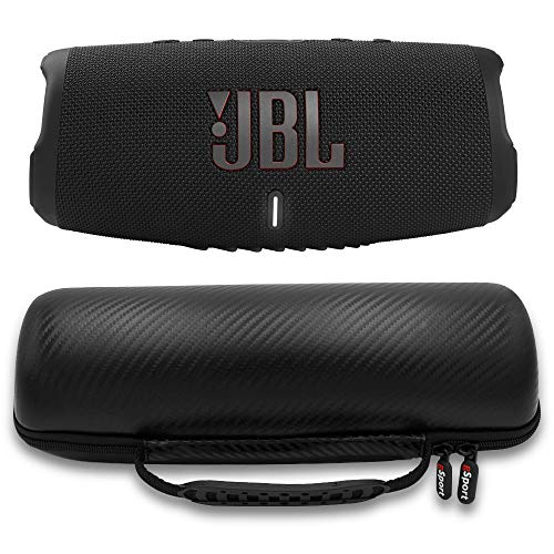 JBL Charge 5 Waterproof Portable Speaker with Built-in Powerbank and gSport Branded Case (Multiple Colors)