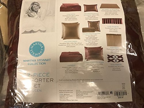 Martha Stewart Collection Manor Patchwork 22-pc. Queen Comforter Set Bedding