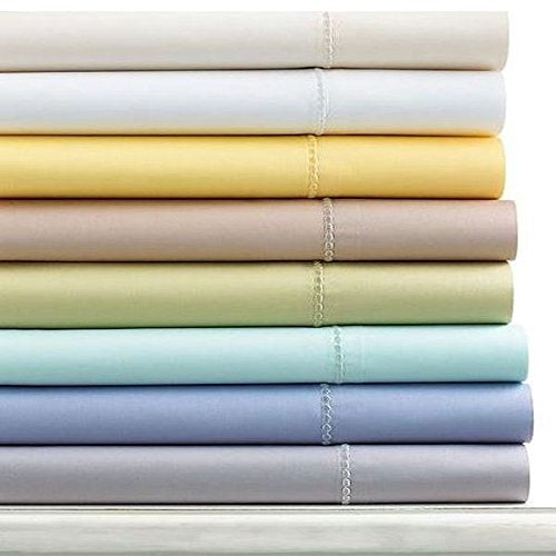 Martha Stewart Collection 300 Thread Count Cotton King Flat Sheet