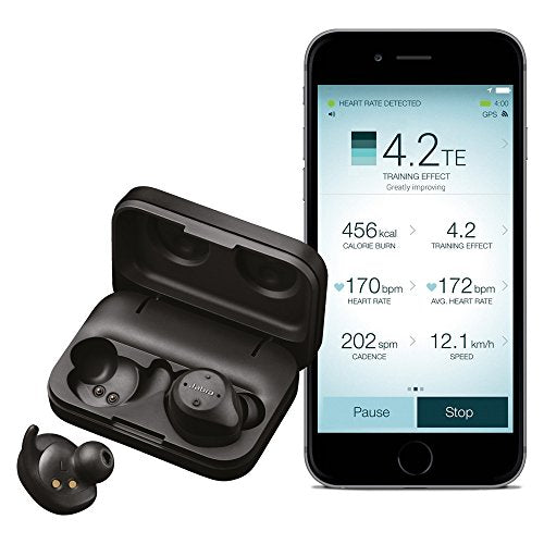 Jabra Elite Sport True Wireless Waterproof Fitness & Running Earbuds with Heart Rate and Activity Tracker