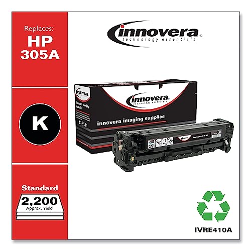 Innovera Remanufactured Toner Cartridge-Replacement for Ce410a (305A) Black