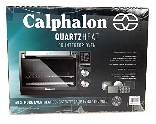 Calphalon 1339289 Quartzheat Countertop Oven,, Stainless Steel