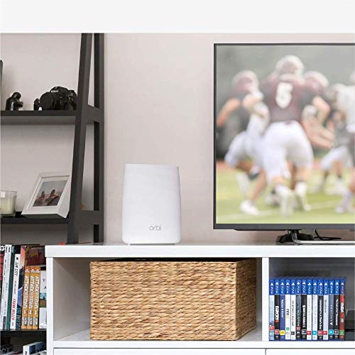 Netgear Orbi Whole Home Mesh WiFi System with Advanced Cyber Threat Protection, 3-Pack (RBK53S-100NAS)