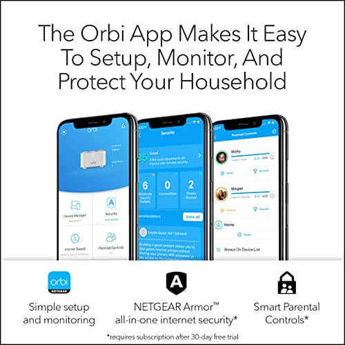 NETGEAR Orbi Mesh WiFi Add-on Satellite (RBS10)