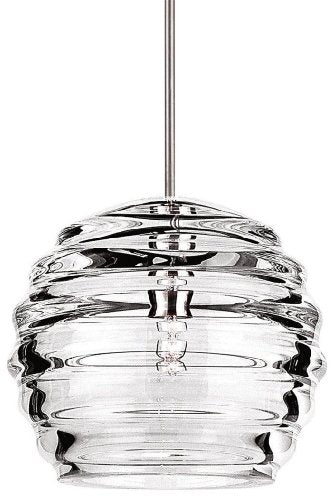 WAC Lighting G916-CL QC Pendant Shade, Clear Finish