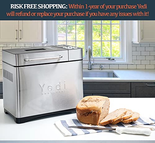 Yedi Total Package 19-in-1 Bread Maker, with Deluxe Accessory Kit