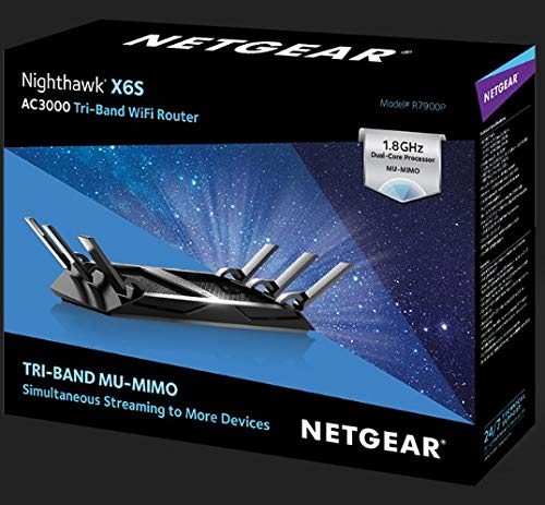 Netgear Nighthawk X6S AC3000 Smart WiFi Router