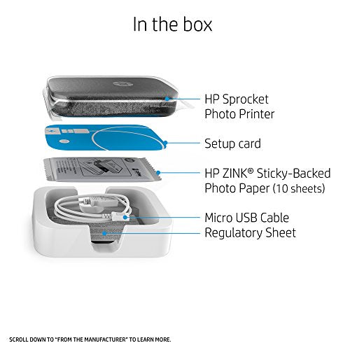 HP Sprocket Portable Photo Printer
