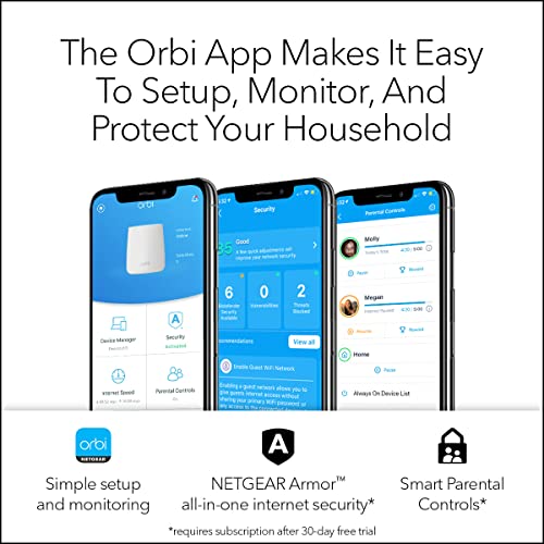 NETGEAR Orbi Whole Home Mesh-Ready WiFi Router (RBR20) - Discontinued by Manufacturer