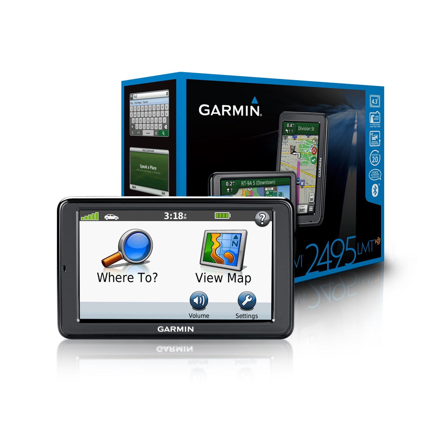 Garmin nüvi 2495LMT 4.3-Inch Portable Bluetooth GPS Navigator with Lifetime Map & Traffic Updates