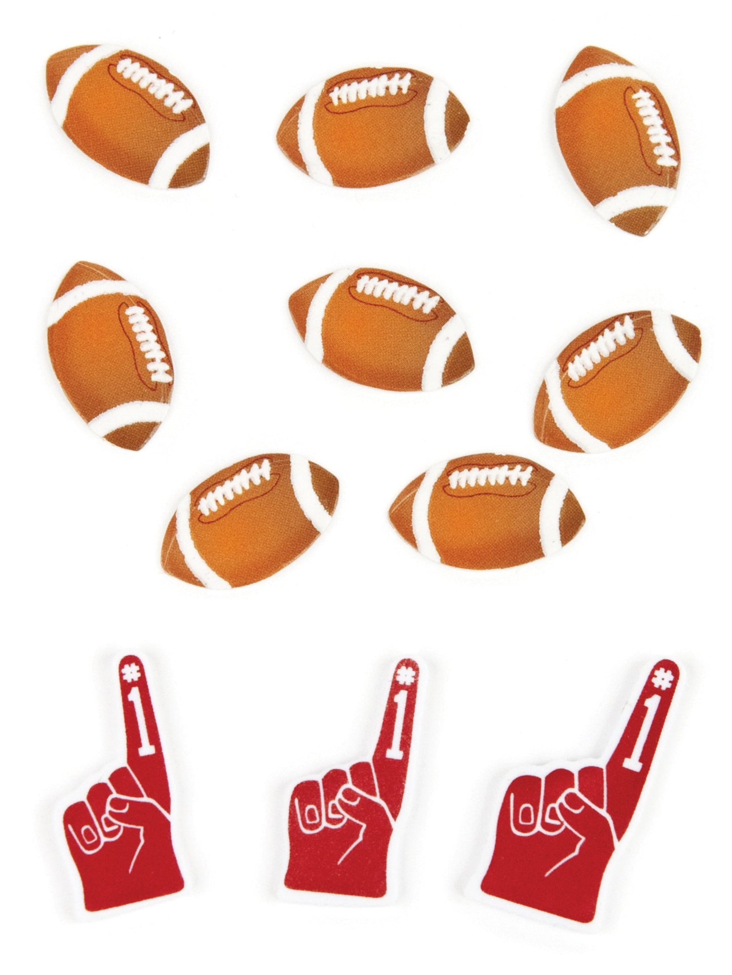 Jolee's Boutique 0015586958102 Footballs and Foam Fingers 50-00547, Other